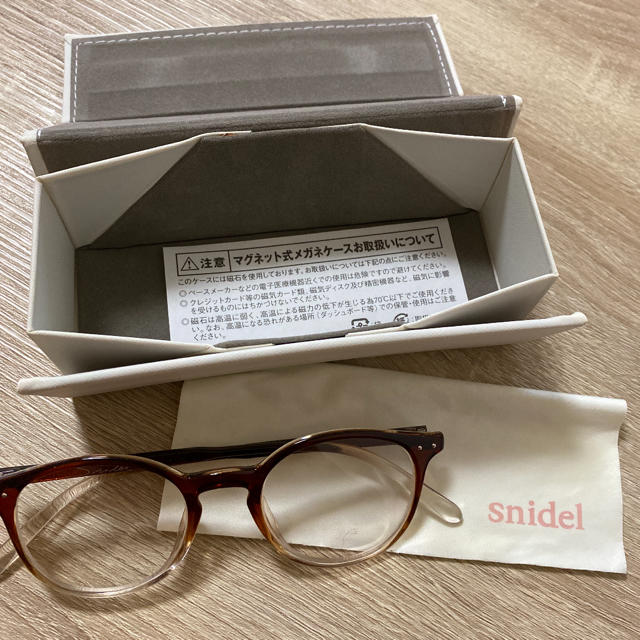 SNIDEL(スナイデル)のsnidel メガネ レディースのファッション小物(サングラス/メガネ)の商品写真