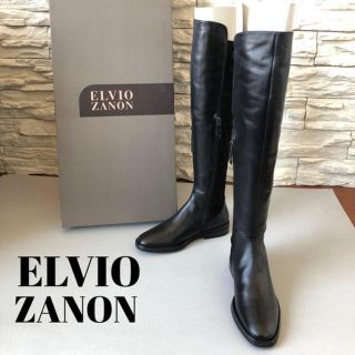 スコットクラブ(SCOT CLUB)の新品ELVIO ZANON★3.3万 上質 美脚 ニーハイブーツ(ブーツ)