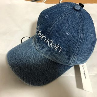 カルバンクライン(Calvin Klein)のカルバンクラインのデニムキャップ 新品未使用 帽子(キャップ)