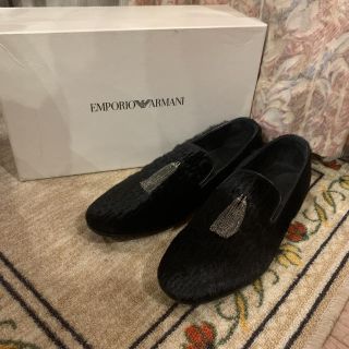 エンポリオアルマーニ(Emporio Armani)の美品　EMPORIO ARMANI  ドレスシューズ  ハラコ  革靴(ドレス/ビジネス)