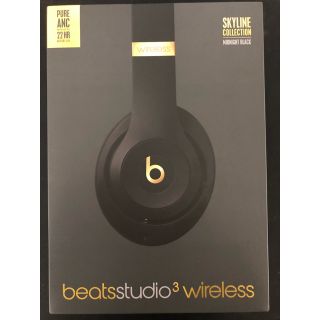 ビーツバイドクタードレ(Beats by Dr Dre)のbeats studio3 wireless 黒 ブラック(ヘッドフォン/イヤフォン)