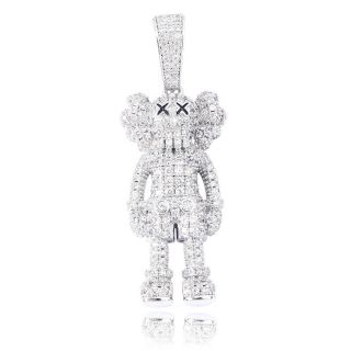 アベイシングエイプ(A BATHING APE)のKAWS デザイン 人体模型 ネックレス (ネックレス)