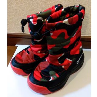 エアウォーク(AIRWALK)のAIR WALK スノーブーツ 18センチ スパイク付き レッド(ブーツ)