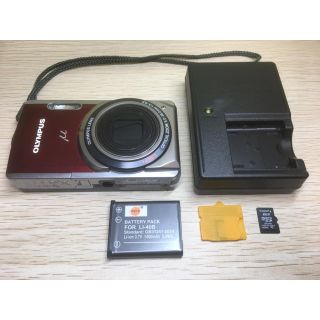 オリンパス(OLYMPUS)のオリンパス  OLYMPUS μ-7020 デジカメ メモリーカード付(コンパクトデジタルカメラ)