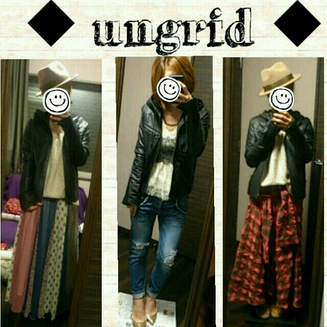 Ungrid(アングリッド)の◆ungrid◆フードレザージャケット レディースのジャケット/アウター(その他)の商品写真