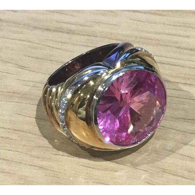 専門店では ダイヤ ピンク石 リング（93016065） K18 リング(指輪)