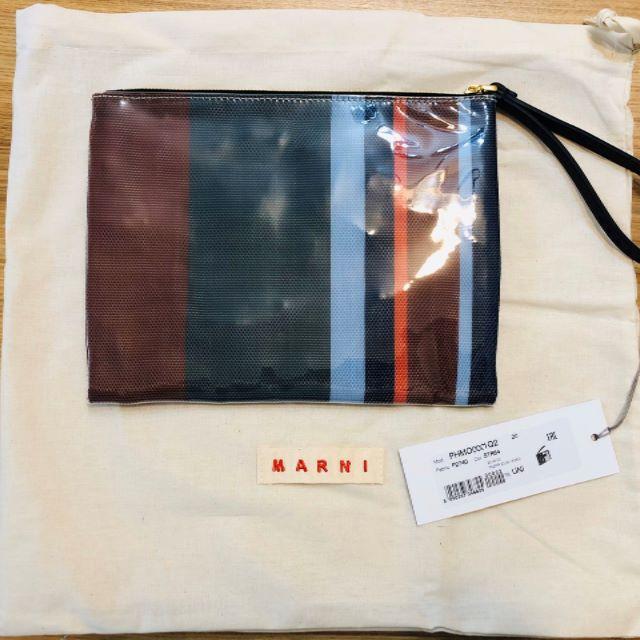 Marni(マルニ)のMARNI クラッチバッグ ポーチ グロッシー グリップ マルニ bag トート レディースのバッグ(クラッチバッグ)の商品写真