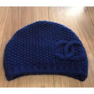 シャネル(CHANEL)のCHANEL ニット帽　カシミア　未使用(ニット帽/ビーニー)