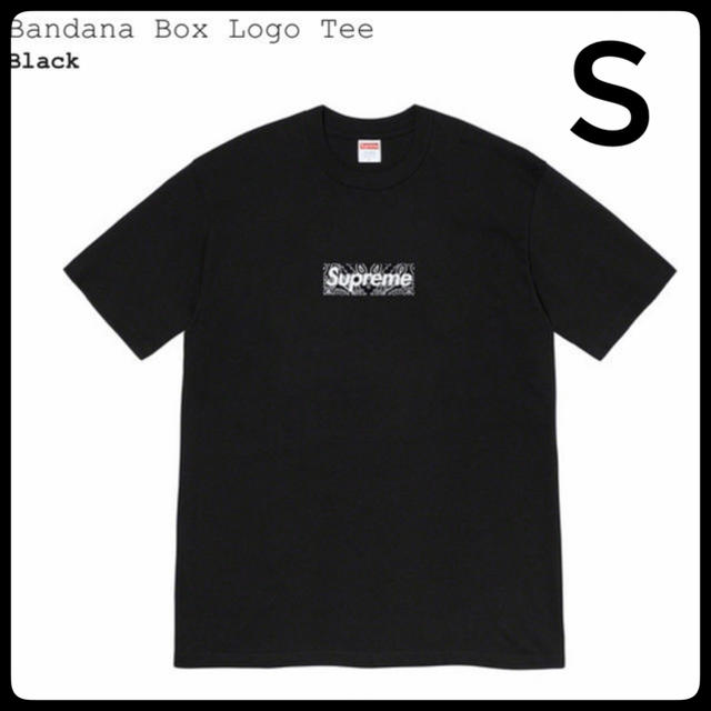 カラーブラックSサイズ Supreme Bandana Box Logo Tee