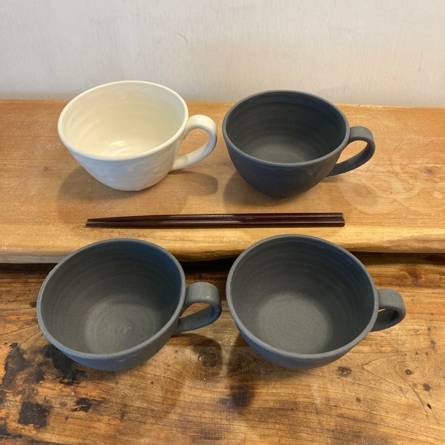 新品 陶器 陶芸作家 人気の白の浅い小鉢4個 | www.fk-wurfscheibe.de