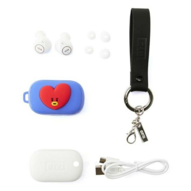 BT21 公式 Bluetooth ワイヤレス イヤホン セット TATA