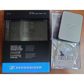 ゼンハイザー(SENNHEISER)のSENNHEISER イヤーモニター IE80 正規品 ゼンハイザー(ヘッドフォン/イヤフォン)