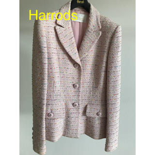 ハロッズ(Harrods)のHarrods ピンク春ツイードスーツ(スーツ)