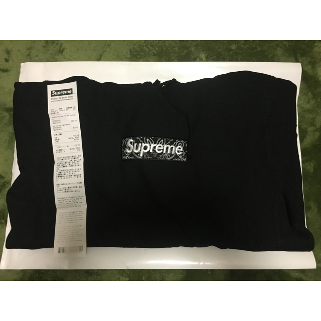Supreme - bandana box logo hooded sweat shirt