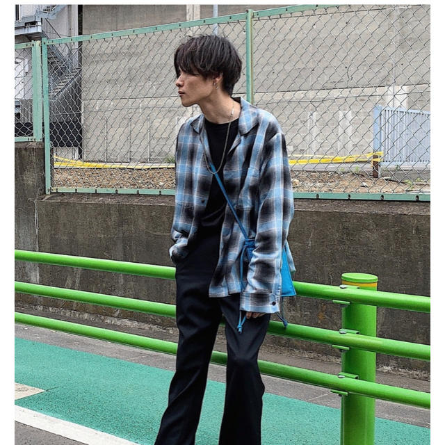 SUNSEA 19SS SHADOW CHECK GIGORO SHIRT