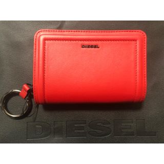 ✨️美品✨️付属品完備✨️DIESEL 1DR 3つ折り財布ウォレット レッド