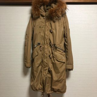 マウジー(moussy)のmoussy M3B アウター コート ベージュ ブラウン ゴールド(モッズコート)