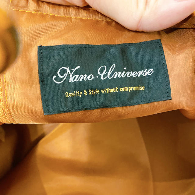 nano・universe(ナノユニバース)のナノユニバース　サイドプリーツワンピース レディースのワンピース(ひざ丈ワンピース)の商品写真