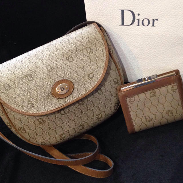 Christian Dior   セット♡オールドディオール バッグ&財布の通販 by