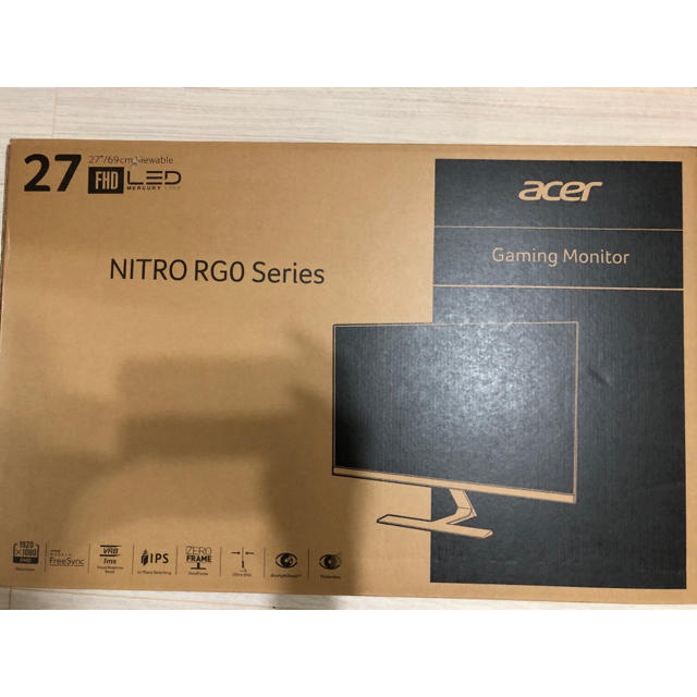 Acer 27インチ ゲーミングモニター NITRO RG270bmiix