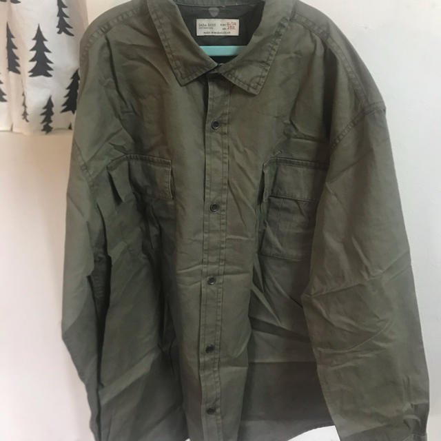 ZARA KIDS(ザラキッズ)のZARA ザラ オーバーシャツ ミリタリーシャツ レディースのトップス(シャツ/ブラウス(長袖/七分))の商品写真