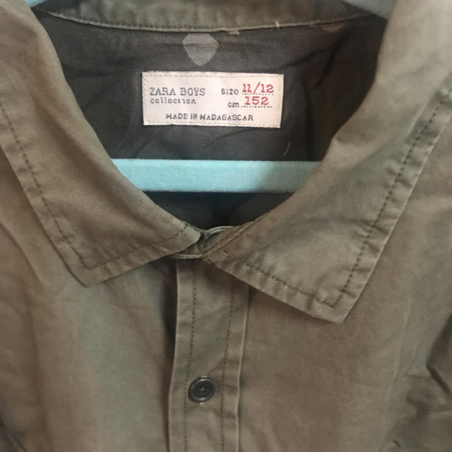 ZARA KIDS(ザラキッズ)のZARA ザラ オーバーシャツ ミリタリーシャツ レディースのトップス(シャツ/ブラウス(長袖/七分))の商品写真