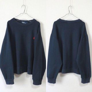 POLO RALPH LAUREN - 90s ラルフローレン 刺繍ロゴ スウェット