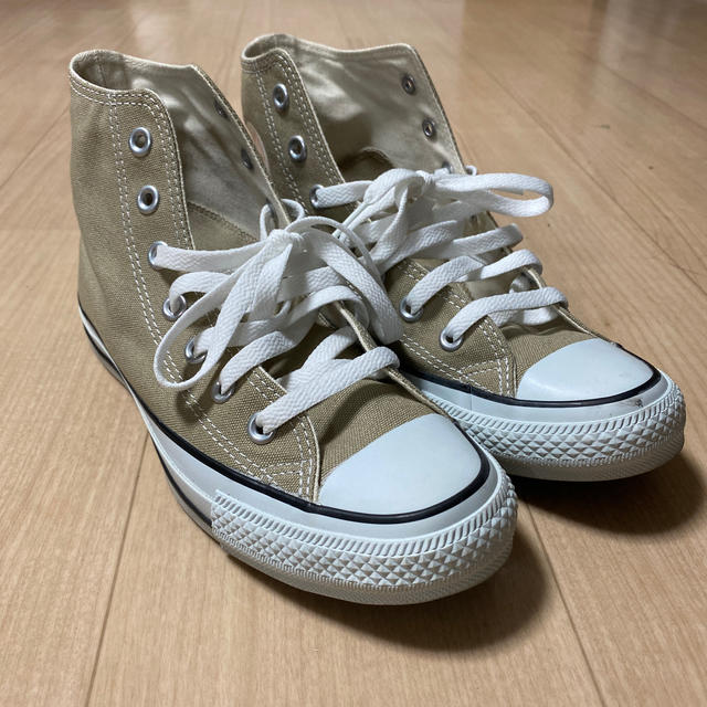 CONVERSE(コンバース)のCONVERSE コンバース ベージュ ハイカット 24.5 レディースの靴/シューズ(スニーカー)の商品写真