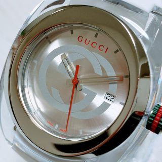 グッチ(Gucci)の◆海外限定品◆新品◆GUCCI SYNC XXL◆クォーツ 白メンズ腕時計(腕時計(アナログ))