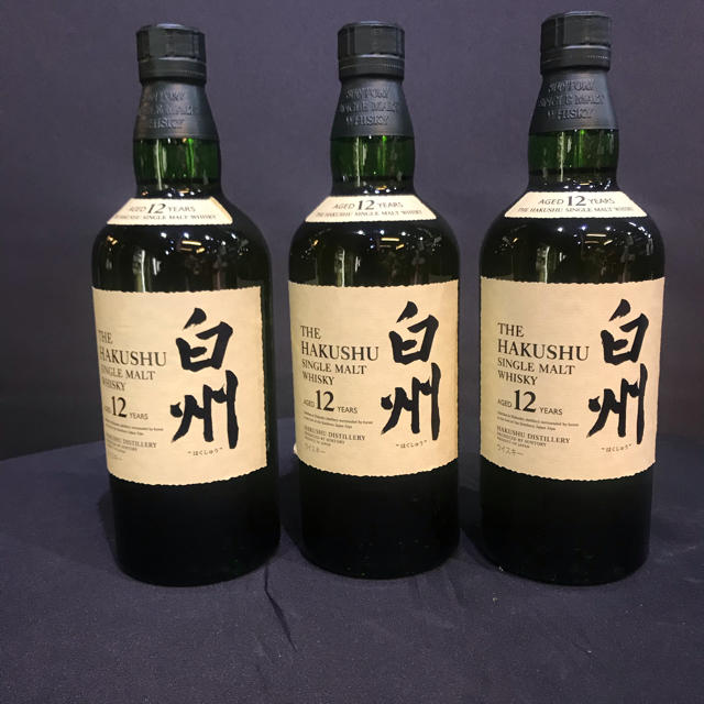 サントリー白州12年 700ml×３本ウイスキー