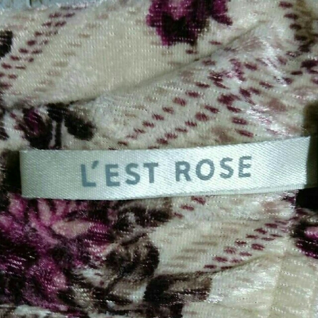 L'EST ROSE(レストローズ)のL'EST ROSE ベロアスカート レディースのスカート(ひざ丈スカート)の商品写真