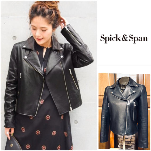 Spick & Span - 【値下げ!】スピック&スパン ラムレザーダブル