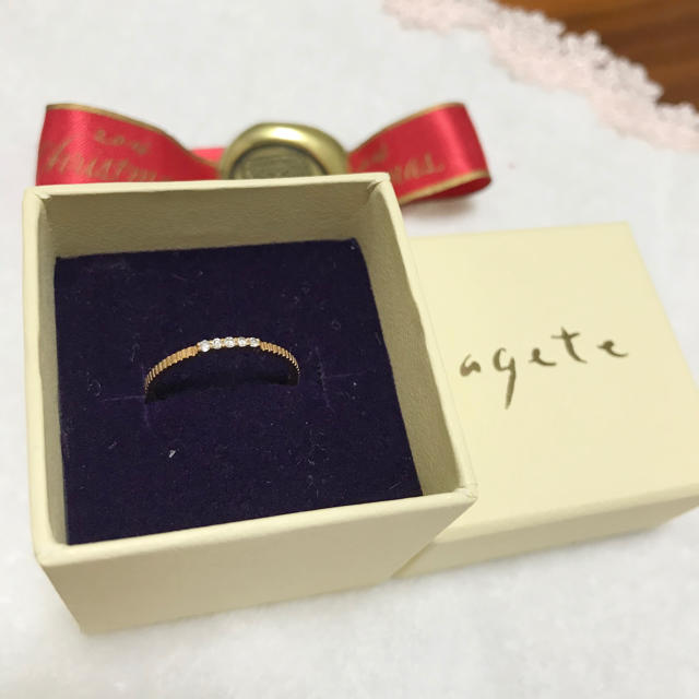 agete(アガット)のagete ゴールドリング レディースのアクセサリー(リング(指輪))の商品写真