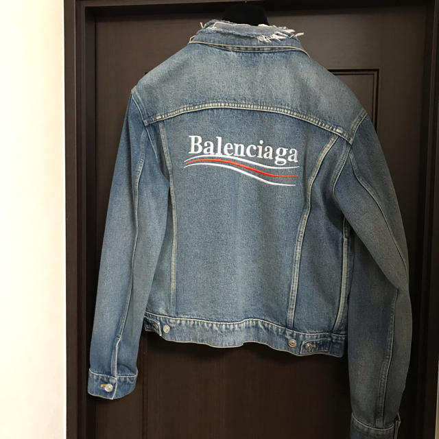 Balenciaga - balenciaga キャンペーンロゴ デニムジャケットの通販 by ...