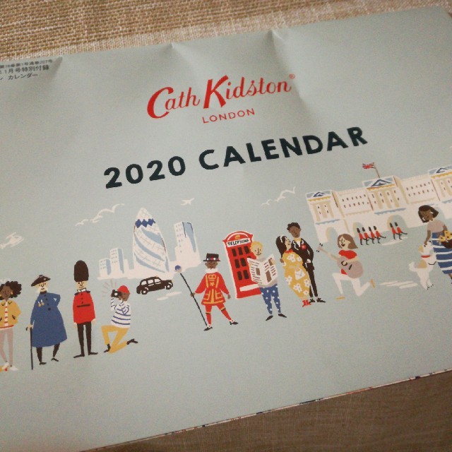 Cath Kidston(キャスキッドソン)の新品未使用品★キャスキッドソンカレンダー2020 インテリア/住まい/日用品の文房具(カレンダー/スケジュール)の商品写真