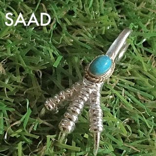  SAAD ターコイズ　イーグルトップ　シルバー925  最終値下げ‼️(ネックレス)