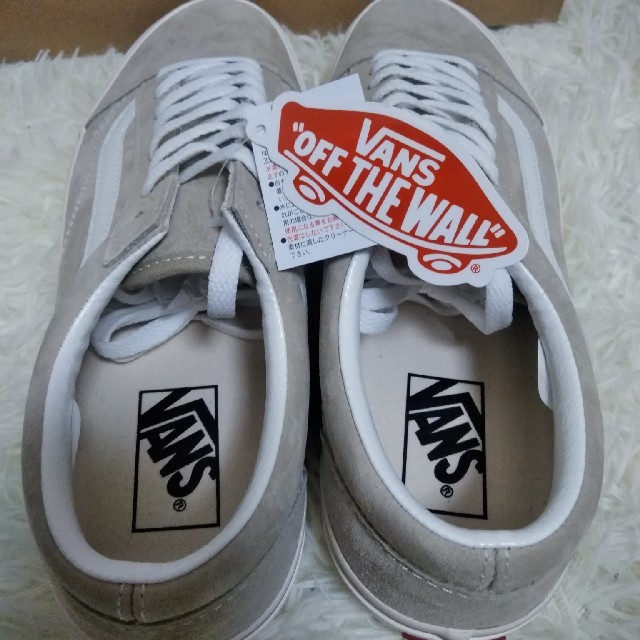 VANS スニーカー BEIGE  27cm　新品未使用 メンズの靴/シューズ(スニーカー)の商品写真