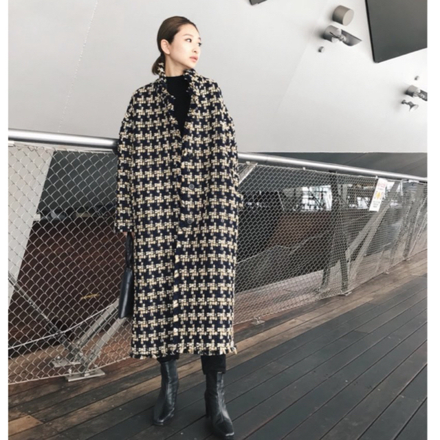 極美品】 RIM ARK ミックスヤーン コート【限定色】の通販 by Pickles
