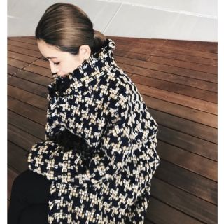 【極美品】 RIM ARK ミックスヤーン コート【限定色】の通販 by