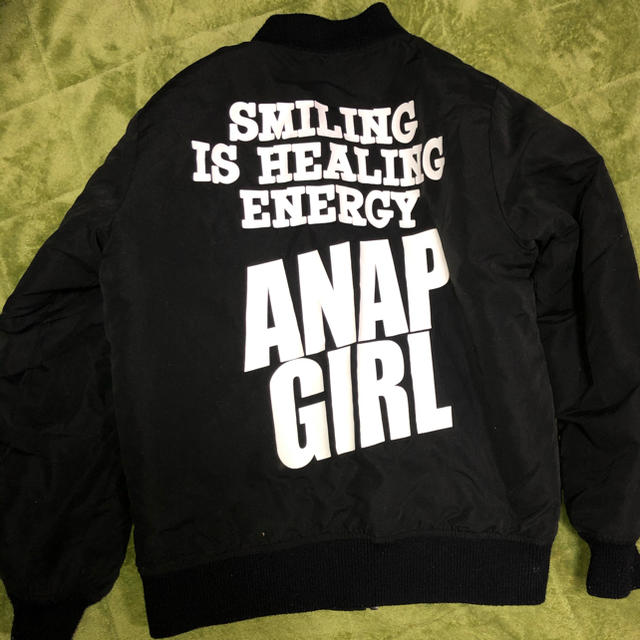 ANAP(アナップ)のANAP girl 中綿ブルゾン　150センチ キッズ/ベビー/マタニティのキッズ服女の子用(90cm~)(ジャケット/上着)の商品写真