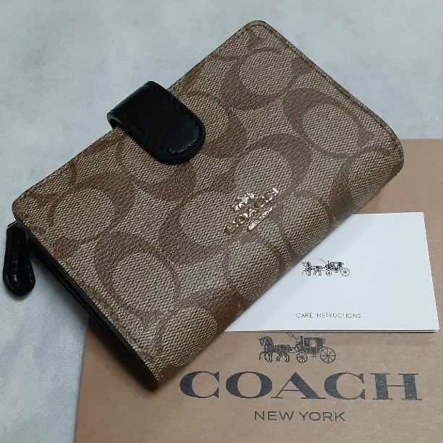 【新品】コーチ COACH 二つ折り財布  F23553