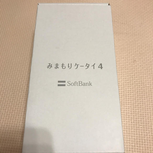 Softbank みまもりケータイ4 ホワイト