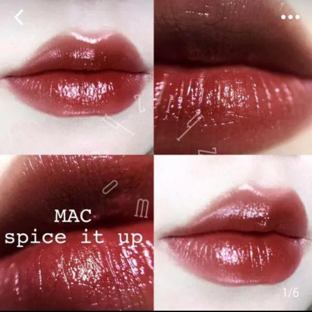 MAC(マック)のmimic様専用 スパイスイットアップ  モカ コスメ/美容のベースメイク/化粧品(口紅)の商品写真