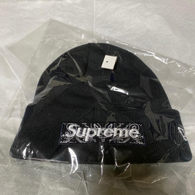 Supreme(シュプリーム)の100%正規品 Supreme Box Logo New Era Beanie メンズの帽子(ニット帽/ビーニー)の商品写真