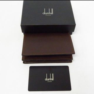 ダンヒル(Dunhill)のdunhill/ダンヒル 名刺入れ/カードケース ブラウン (名刺入れ/定期入れ)