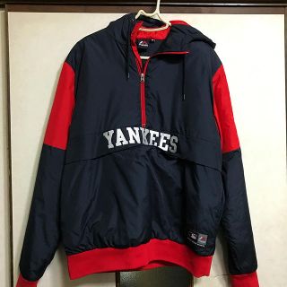 マジェスティック(Majestic)のYANKEES ヤンキース　プルオーバージャケット　majestic(スタジャン)