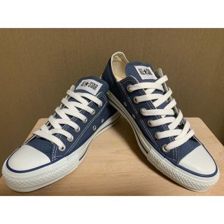 コンバース(CONVERSE)の新品未使用　コンバース　ネイビー　24センチ(スニーカー)