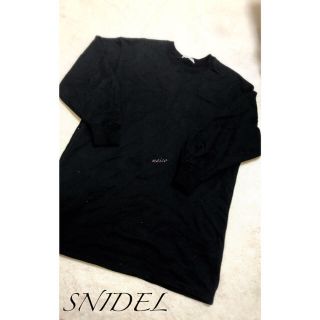 スナイデル(SNIDEL)のSNIDEL☆スウェットワンピース(ミニワンピース)