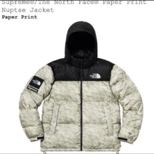 Supreme Paper Print Nuptse Jacket