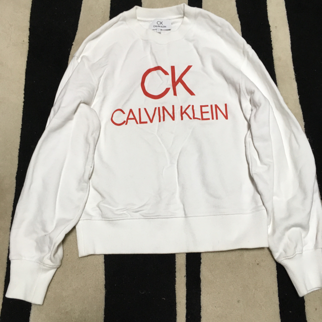 Calvin Klein(カルバンクライン)のCalvin Klein カルバンクライン ロゴスウェット スウェット ホワイト レディースのトップス(トレーナー/スウェット)の商品写真